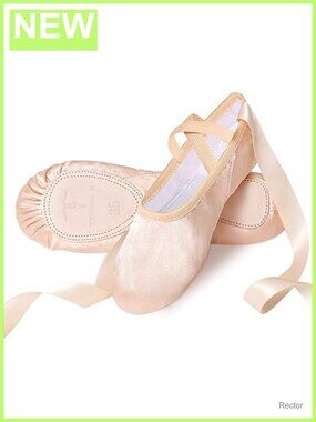 Ballet Shoes for Girls Satin Split Sole Dance Shoes